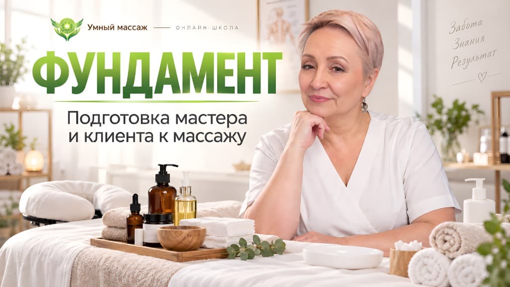 Урок 3. Фундамент — Эксперт школы Умный Массаж